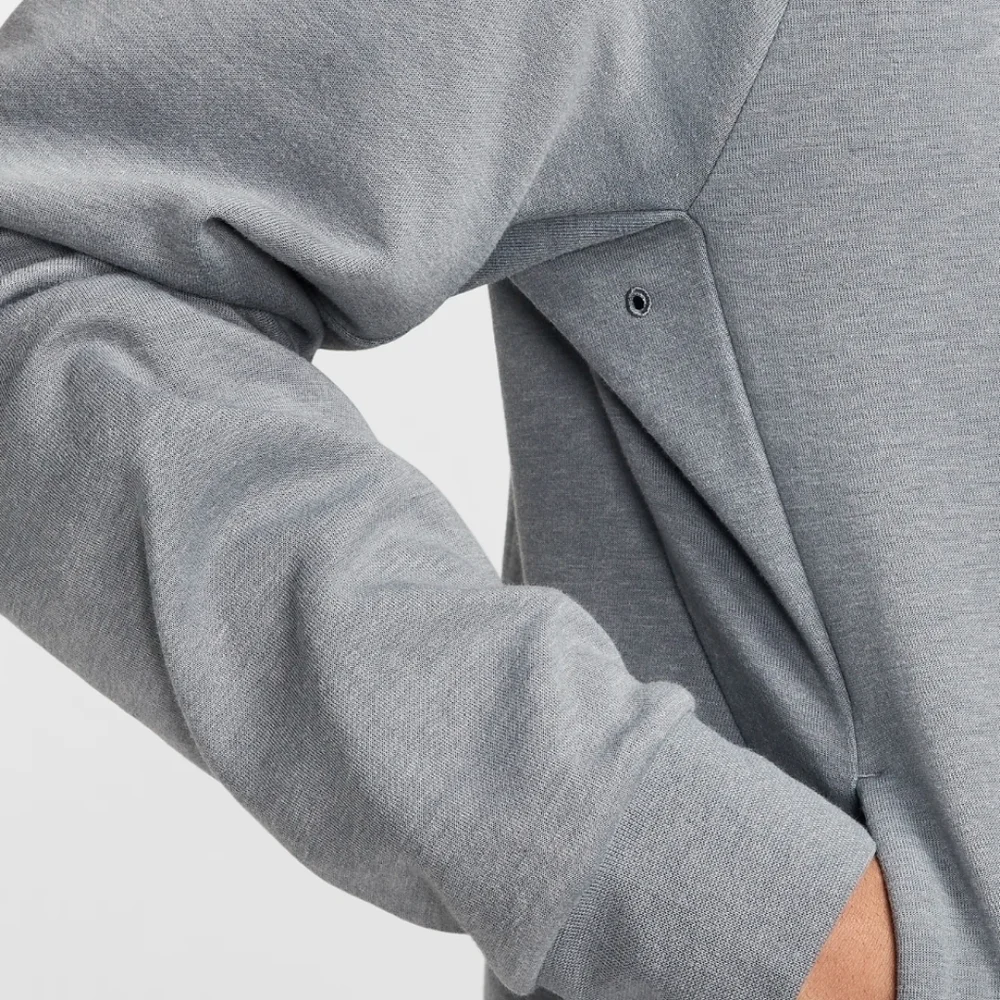 Nike Men's Dri-FIT UV Pullover Versatile Hoodie Cool Grey FZ0969-065 Size XXL - Picture 8 of 9